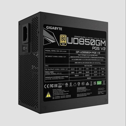 Fuente Gigabyte UD850GM PG5 V2 80 Plus Gold Modula