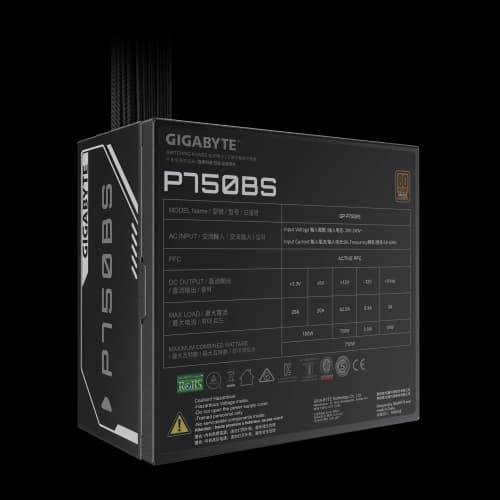 Fuente Gigabyte P750BS 80 Plus Bronze