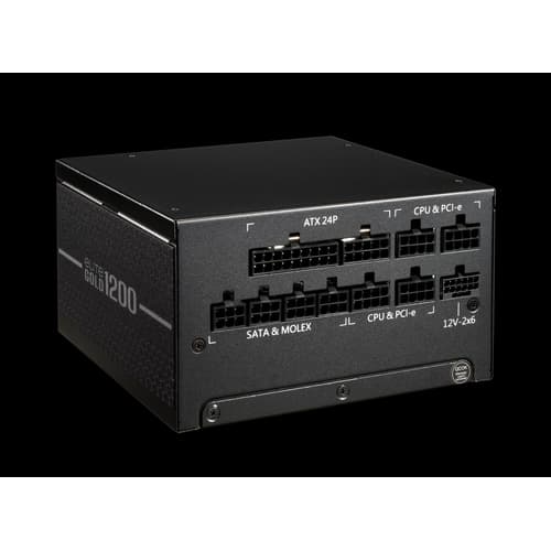 Fuente Cooler Master Elite Gold 1200 Full Modular A/AR Cord