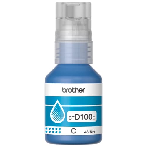 Botella de tinta Brother BTD100 Color Cian