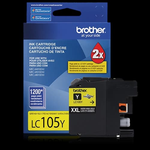 Cartucho Tinta Brother LC105 Amarillo