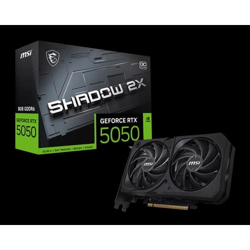 Placa de Video MSI Geforce RTX 5050 8G SHADOW 2X OC