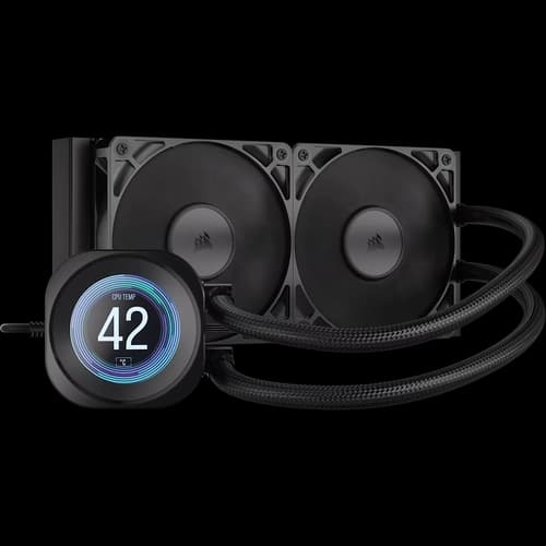 Liquid cooler CORSAIR NAUTILUS 240 RS LCD Negro