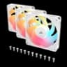 Kit de ventiladores CORSAIR flujo invertido RS120-R ARGB de 120 mm x3 blanco