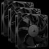 Kit de ventiladores CORSAIR PWM de 120 mm RS120 x3 negro