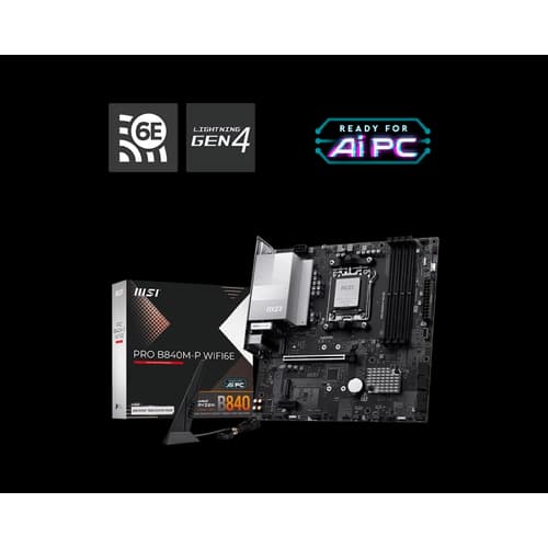 Motherboard MSI PRO B840M-P WIFI6E AM5 DDR5