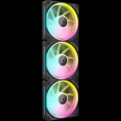 Kit de ventiladores CORSAIR iCUE LINK LX120 RGB de 120 mm x3 negro