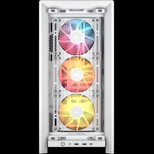 Gabinete CORSAIR semitorre modular FRAME 4000D RS ARGB Blanco