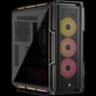 Gabinete CORSAIR semitorre iCUE LINK 5000T LX RGB negro