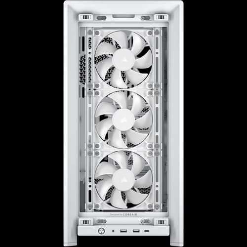 Gabinete CORSAIR semitorre modular FRAME 4000D RS blanco
