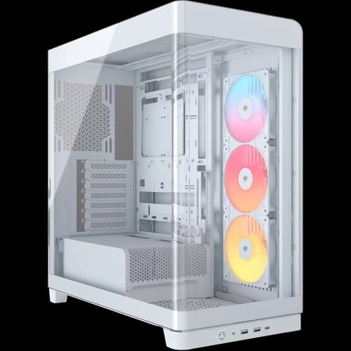Gabinete CORSAIR de cristal panorámico FRAME 4500X RS-R ARGB Blanco