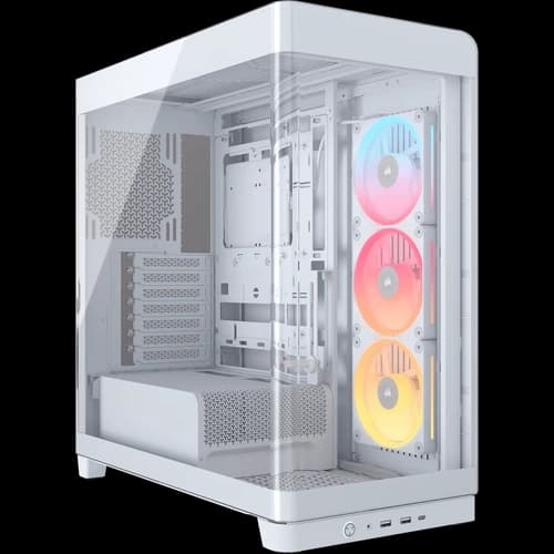Gabinete CORSAIR de cristal panorámico FRAME 4500X LX-R RGB iCUE LINK blanco