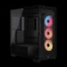 Gabinete CORSAIR semitorre 3500X RS-R ARGB negro