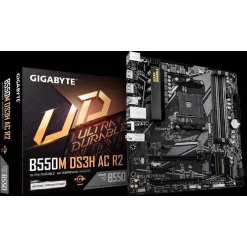 Motherboard (AM4) GIGABYTE B550M DS3H AC R2