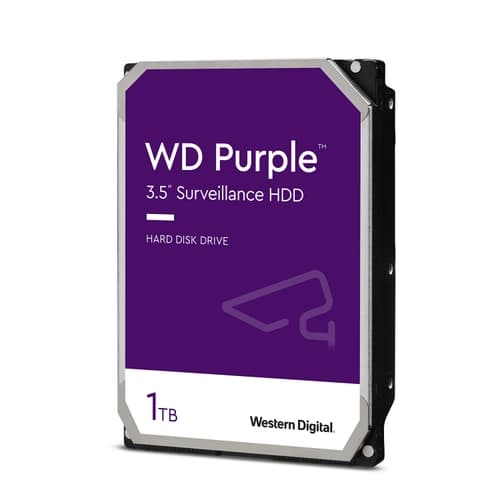 Disco Interno HDD WESTERN DIGITAL Purple 1TB 3.5" SATA 3.0 5400rpm